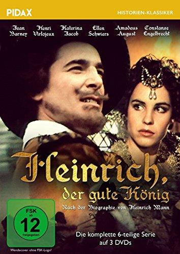 Heinrich, der gute König - Die komplette 6-teilige Serie nach der der Biographie von Heinrich Mann (Pidax Historien-Klassiker) [3 DVDs]