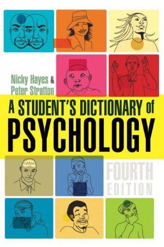 A Student's Dictionary of Psychology (Arnold Publication)