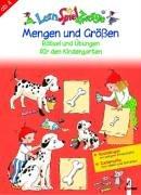 LernSpielZwerge Übungsheft: Mengen und Größen - Rätsel und Übungen für den Kindergarten