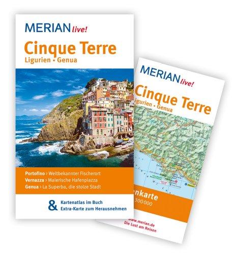 Cinque Terre Ligurien Genua: Mit Kartenatlas im Buch und Extra-Karte zum Herausnehmen (MERIAN live)