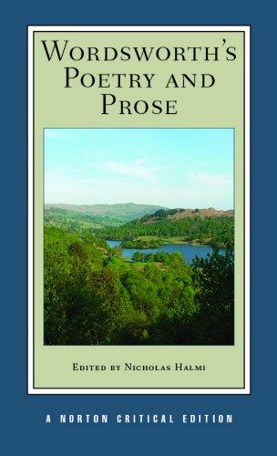 Wordsworth, W: Wordsworth's Poetry and Prose (Norton Critical Editions)