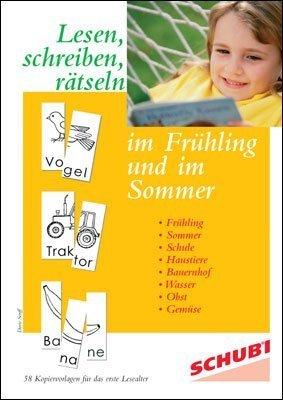 Lesen, schreiben, rätseln im Frühling und im Sommer