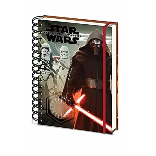 Star Wars, Kylo Ren and StormTroopers A5 Wiro Notebook. Episode VII, The Force Awakens