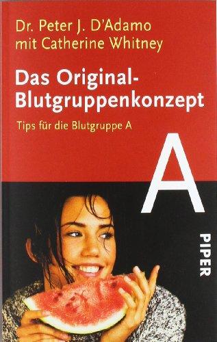 Das Original-Blutgruppenkonzept: Tips für die Blutgruppe A: Tipps für die Blutgruppe A