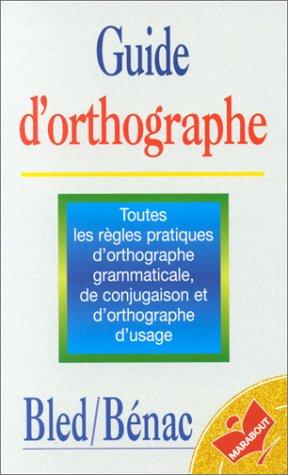 Guide d'orthographe