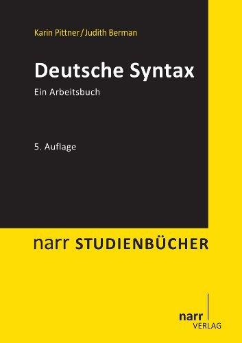 Deutsche Syntax: Ein Arbeitsbuch