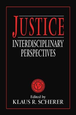 Justice: Interdisciplinary Perspectives