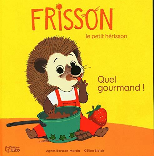 Frisson le petit hérisson. Quel gourmand !