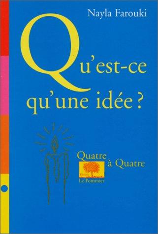 Qu'est-ce qu'une idée ?