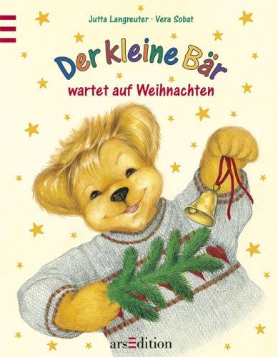 Der kleine Bär wartet auf Weihnachten.