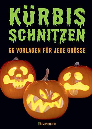 Kürbis schnitzen: 66 Anleitungen und Vorlagen für gruselige oder lustige Halloween-Gesichter