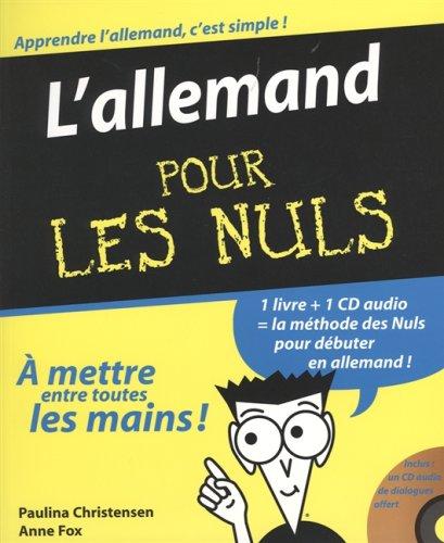 L'allemand pour les nuls : apprendre l'allemand c'est simple !