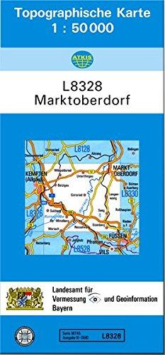 TK50 L8328 Marktoberdorf: Topographische Karte 1:50000 (TK50 Topographische Karte 1:50000 Bayern)