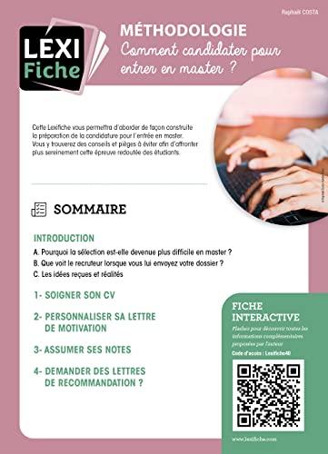 Méthodologie : comment candidater pour entrer en master ?