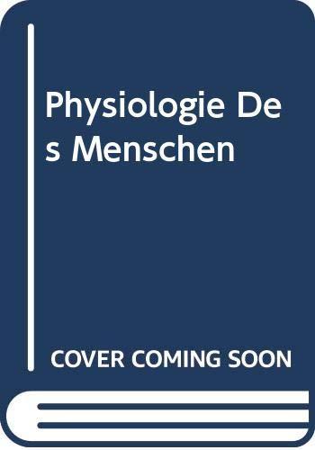 Physiologie Des Menschen