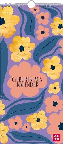 Immerwährender Geburtstagskalender Blumen: Jahresunabhängiger Wandkalender | Monatskalender für Geburtstage und alle anderen besonderen Tage