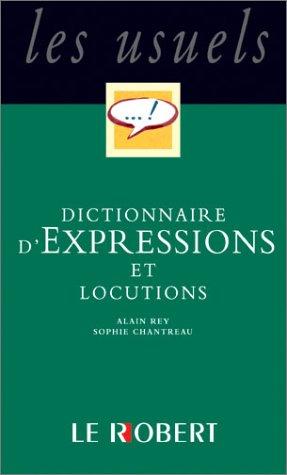 Dictionnaire des expressions et locutions