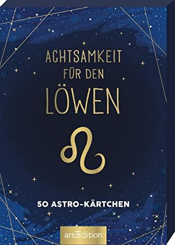 Achtsamkeit für den Löwen: 50 Astro-Kärtchen | Astrologie im Spielkartenformat für die Handtasche