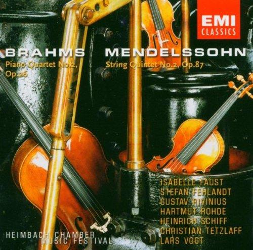 Brahms: Klavierquartett Nr. 2 / Mendelssohn: Streichquintett Nr. 2