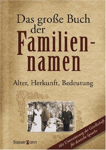 Das große Buch der Familiennamen