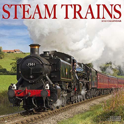 Steam Trains 2021 Wall Calendar