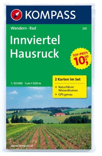 Innviertel, Hausruck 1 : 50 000: 2-teiliges Set mit Naturführer Wiesenblumen. GPS-genau