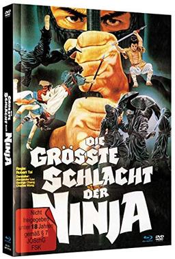 DIE GRÖSSTE SCHLACHT DER NINJA – COVER A - LIMITED MEDIABOOK EDITION [Blu-ray & DVD]