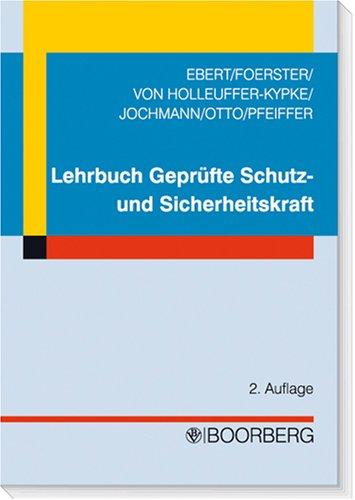 Lehrbuch Geprüfte Schutz- und Sicherheitskraft