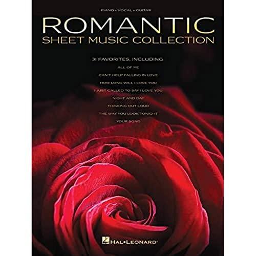 Romantic Sheet Music Collection (PVG): Songbook für Klavier, Gesang, Gitarre: 31 Favorites