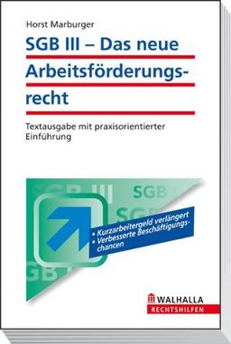 SGB III - Das neue Arbeitsförderungsrecht: Textausgabe mit praxisorientierter Einführung