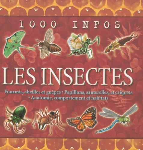 Les insectes : fourmis, abeilles et guêpes, papillons, sauterelles, et criquets, anatomie, comportements et habitats