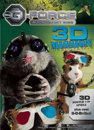 Disney G-Force 3D: Agenten mit Biss. 3D Poster und Spiel & 2 3D Brillen