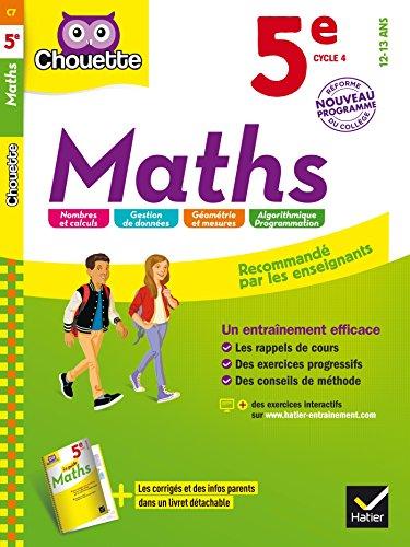 Maths 5e, 12-13 ans : nouveau programme