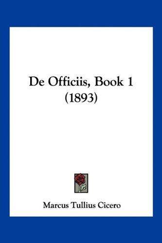 De Officiis, Book 1 (1893)