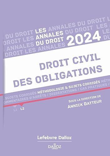 Droit civil des obligations : méthodologie & sujets corrigés : 2024