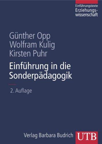 Einführung in die Sonderpädagogik (Uni-Taschenbücher L)