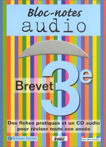 Brevet 3ème. Avec CD audio (Bloc-Notes (Gar)