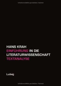 Einführung in die Literaturwissenschaft: Textanalyse