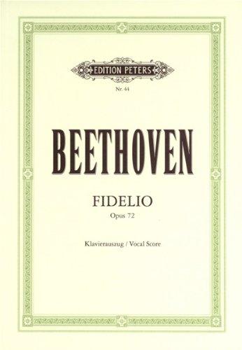 Fidelio Op 72b. Klavierauszug