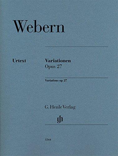 Variationen op. 27; Klavier