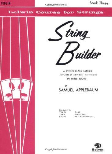 String Builder, Bk 3: Violin (Belwin Course for Strings)