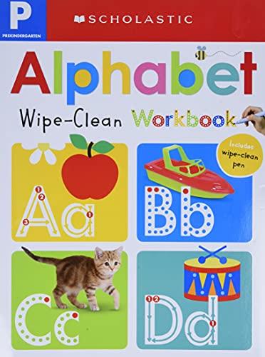 Alphabet Pre-K Wipe-Clean Workbook: Scholastic Early Learners (Wipe-Clean Workbook)