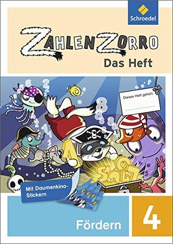 Zahlenzorro - Das Heft: Förderheft 4