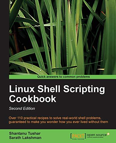 Linux Shell Scripting Cookbook, Second Edition (English Edition)