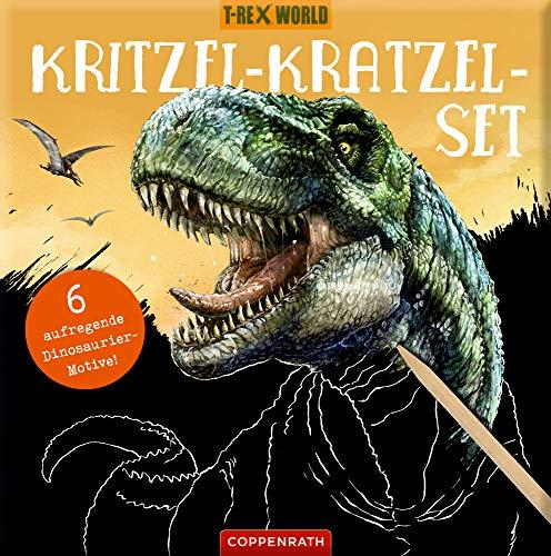 Kritzel-Kratzel-Set: 6 aufregende Dinosaurier-Motive