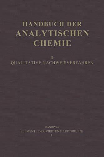 Elemente der Vierten Hauptgruppe I: Kohlenstoff · Silicium (Handbuch der Experimentellen Pharmakologie)