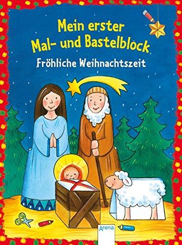 Fröhliche Weihnachtszeit: Mein erster Mal- und Bastelblock