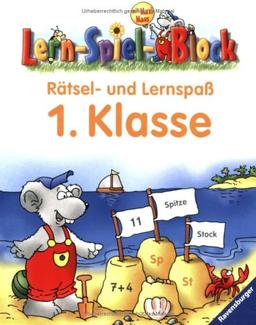 Lern-Spiel-Block: Rätsel- und Lernspaß: 1. Klasse