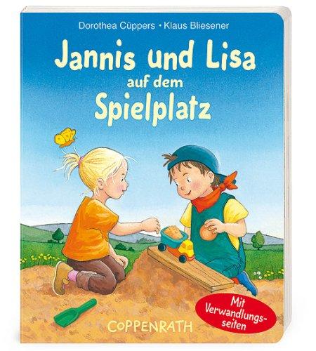 Jannis und Lisa auf dem Spielplatz