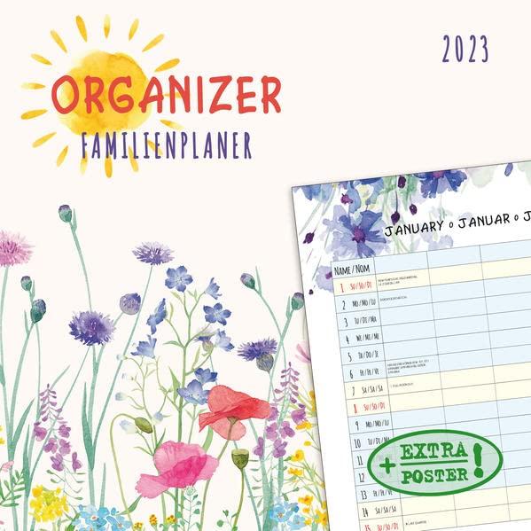 Familien Organizer 2023: Kalender 2023 (Artwork)